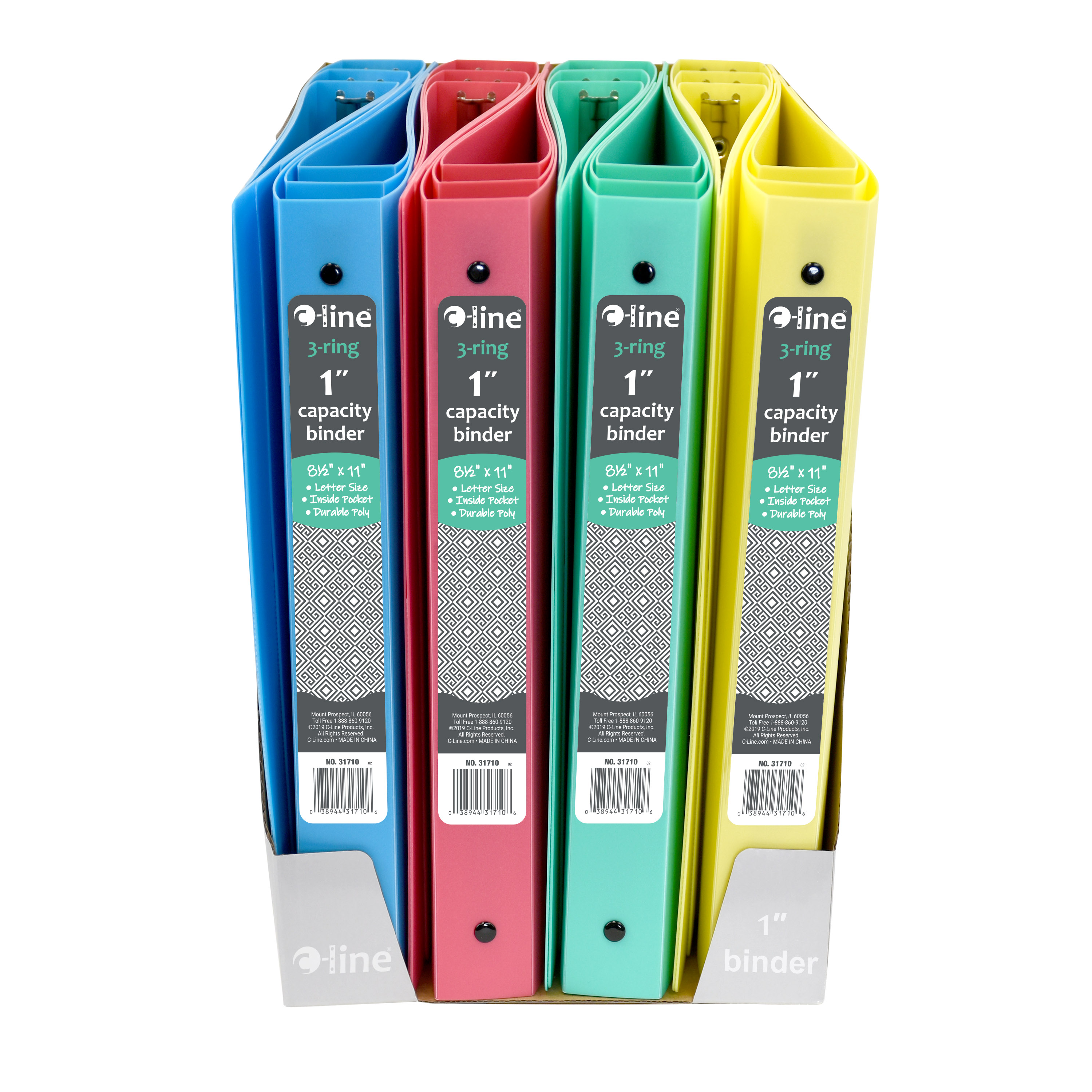 Binders School Supplies 3-Ring poly binder, 1